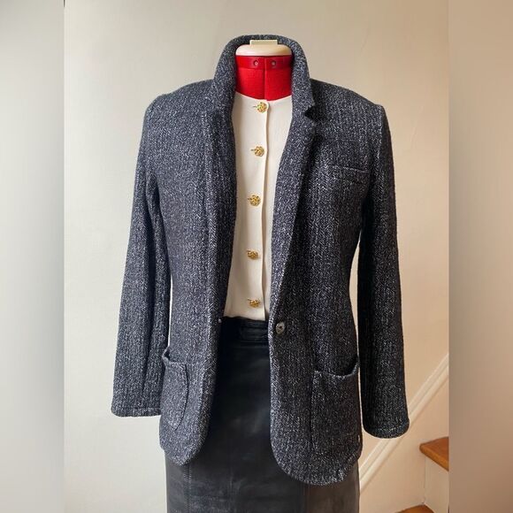 🇫🇷 Des Petits Hauts Wool Blend Blazer - Picture 10 of 13